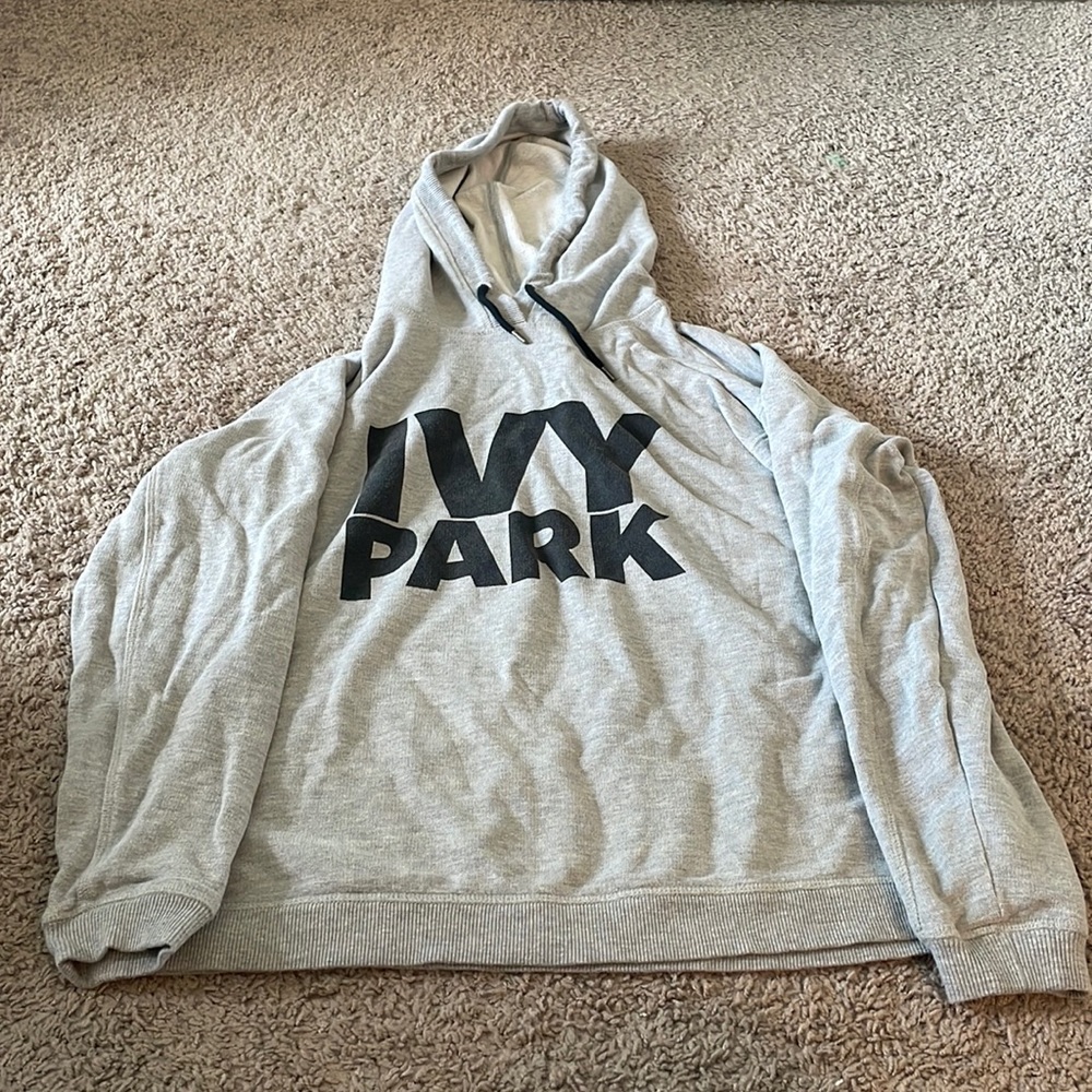 IVY PARK gray hooded sweatshirt. Very lightly worn. Size M